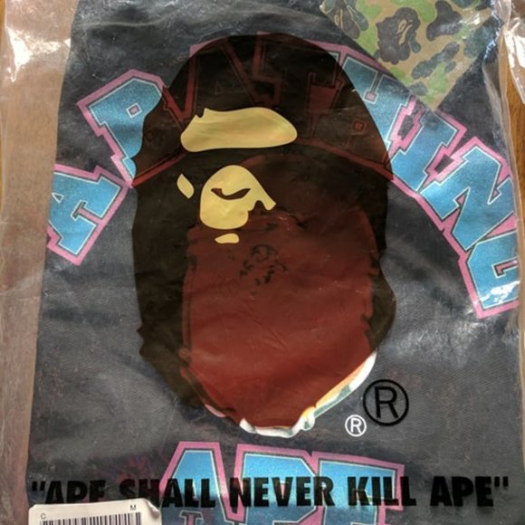 BAPE GLITTER COLLEGE KNAPSACK - Picture 2 of 2